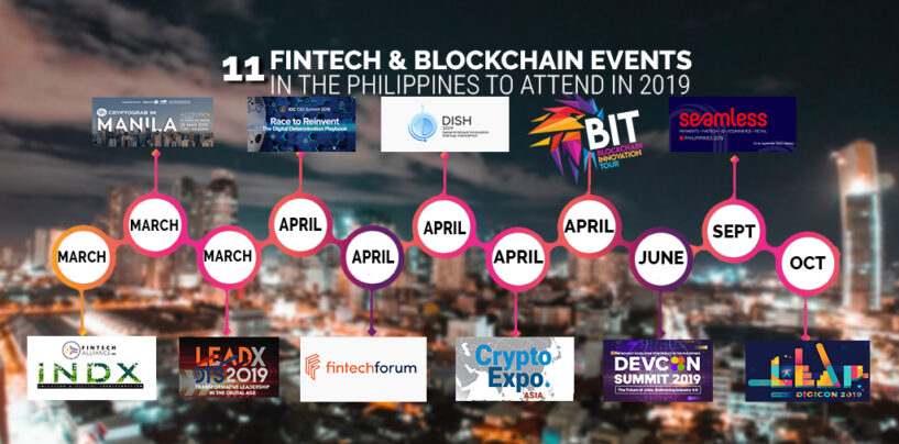 11 Fintech and Blockchain Events in the Philippines to Attend in 2019