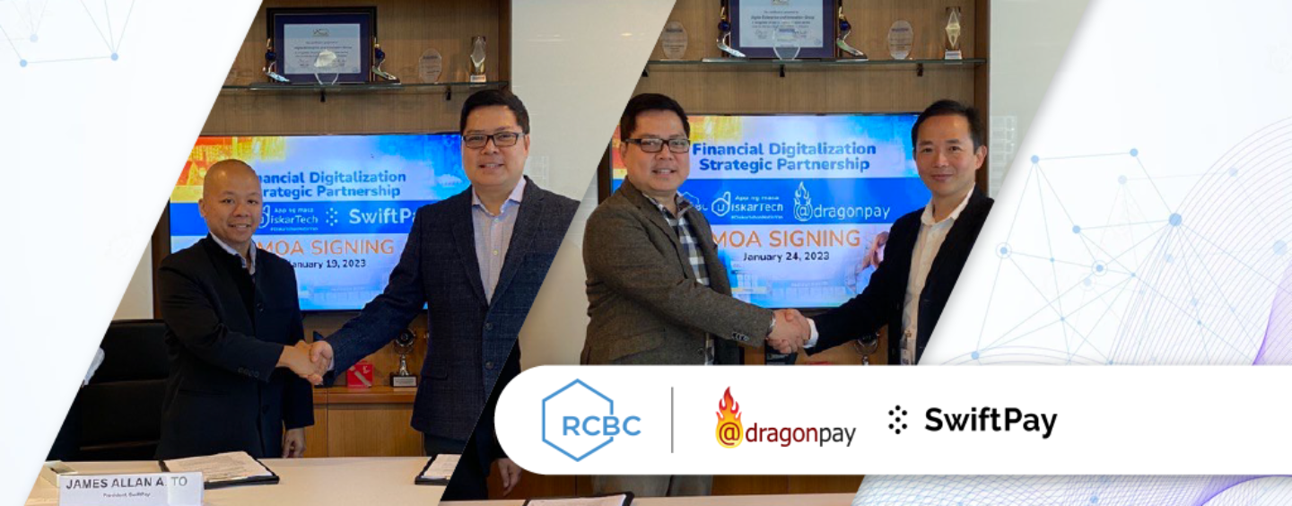 RCBC Partners With SwiftPay, Dragonpay to Offer More Digital Payment Options
